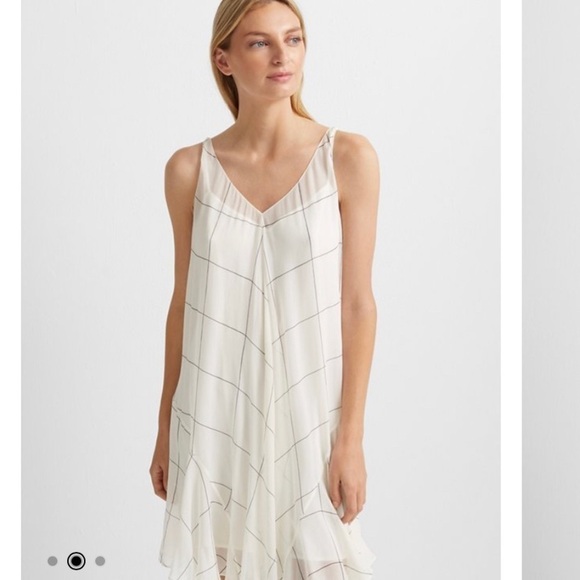 𝅺BNWT Club Monaco Window Pane Dress STUNNING - Picture 5 of 12